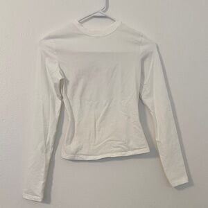 White Long Sleeve Top